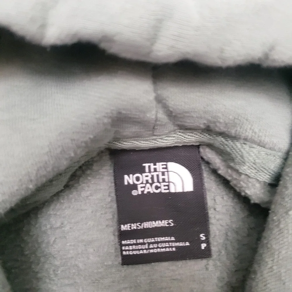 The North Face Sweatshirt Mens Small Green Pullover Hoodie Bear Nature Outdoors